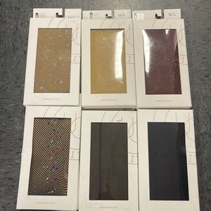 Urban outfitters tights set of 6